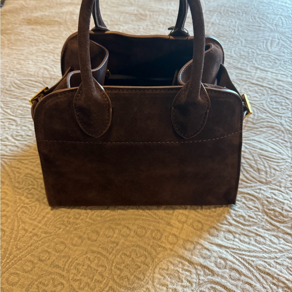 Dark Brown Suede Margaux 10 “row “ - Picture 2 of 5